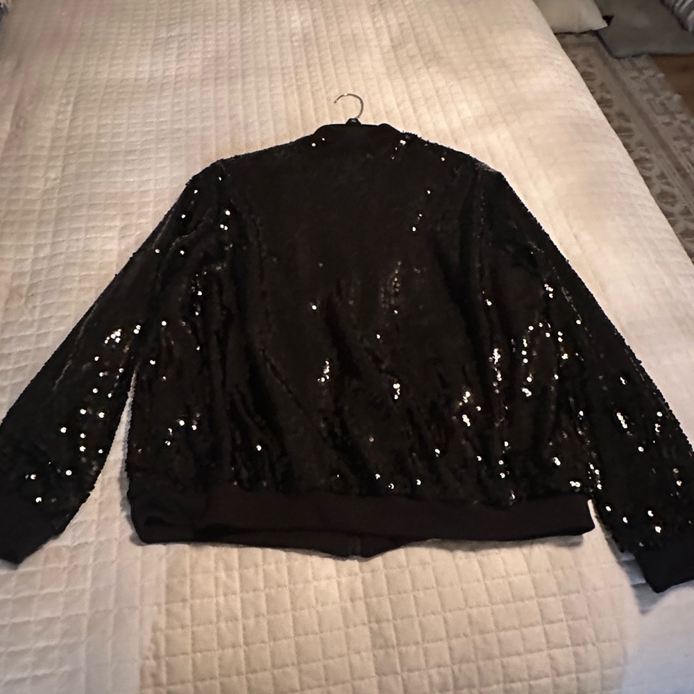 Black Sequin Women's Jacket